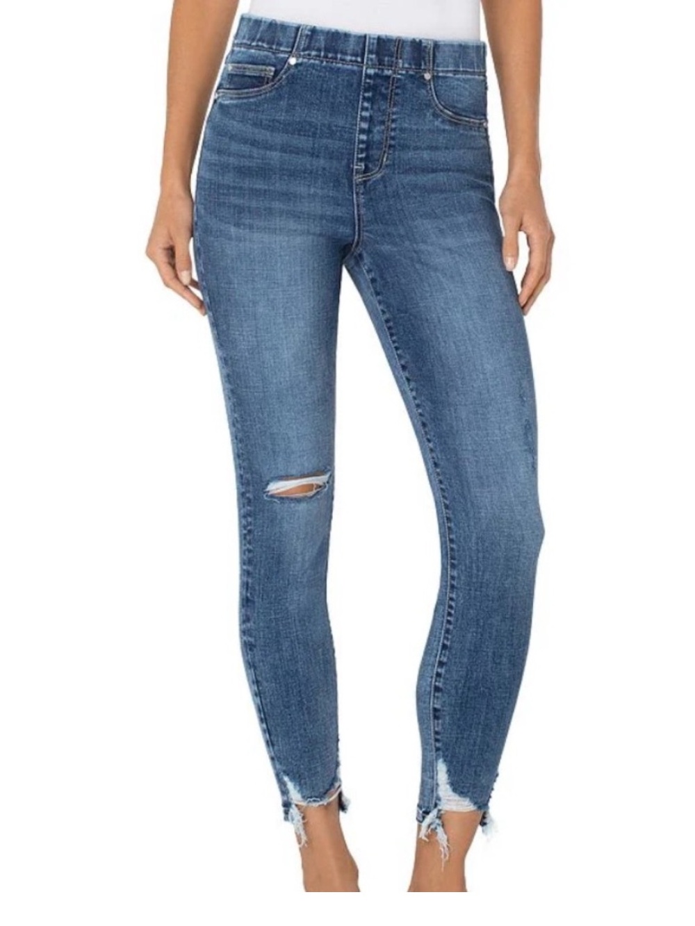 Liverpool Los Angeles Chloe High Rise The Ankle Skinny Jeans | Rosemead | Size 8